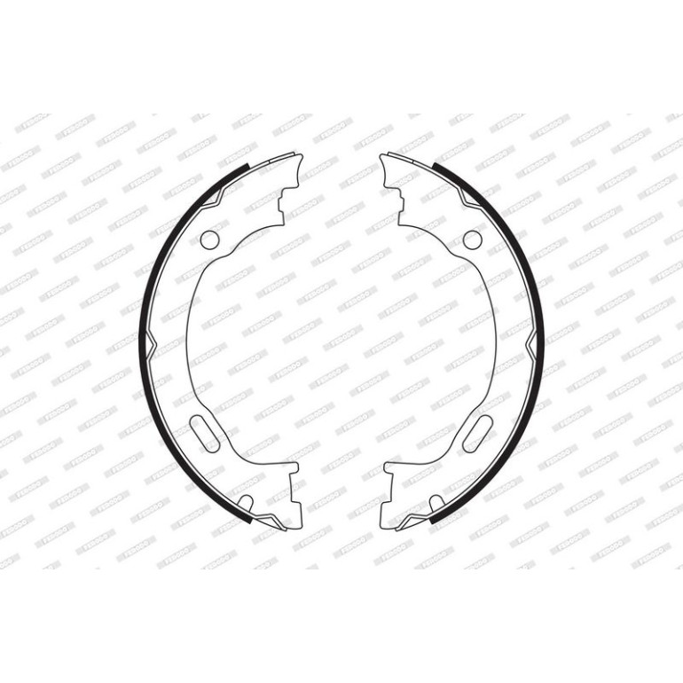 Bremsbackensatz, Feststellbremse FSB662 Bremsbackensatz, Feststellbremse FSB662