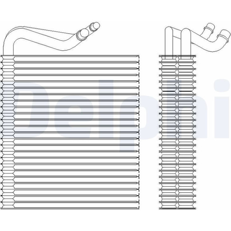 Verdampfer, Klimaanlage TSP0525202 Verdampfer, Klimaanlage TSP0525202