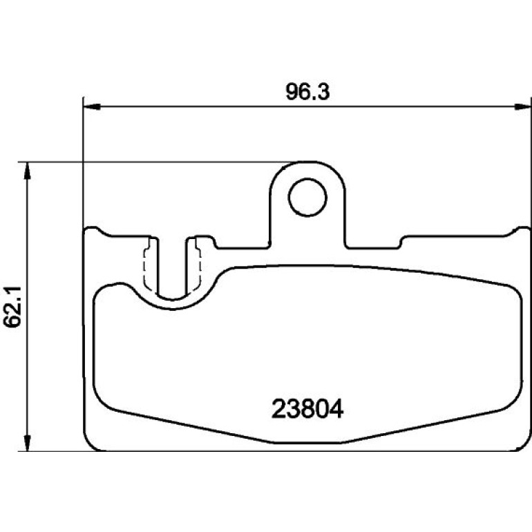 Bremsbelagsatz, Scheibenbremse 8DB 355 011-661 Bremsbelagsatz, Scheibenbremse 8DB 355 011-661
