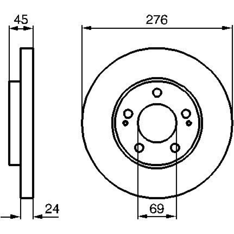 Bremsscheibe 0 986 479 035 Bremsscheibe 0 986 479 035