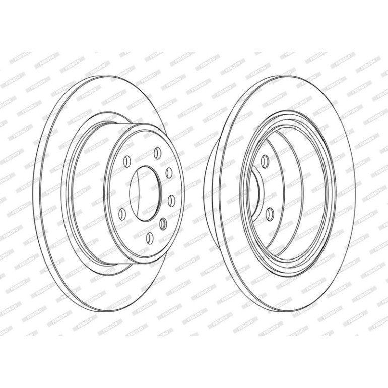 Bremsscheibe DDF698C