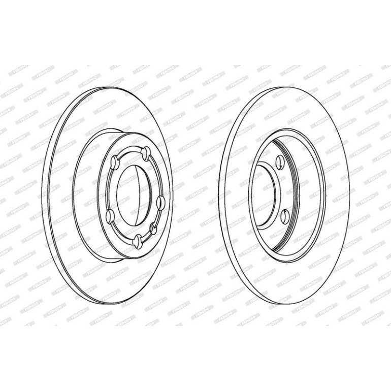 Bremsscheibe DDF1233