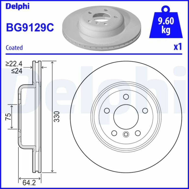 Bremsscheibe BG9129C