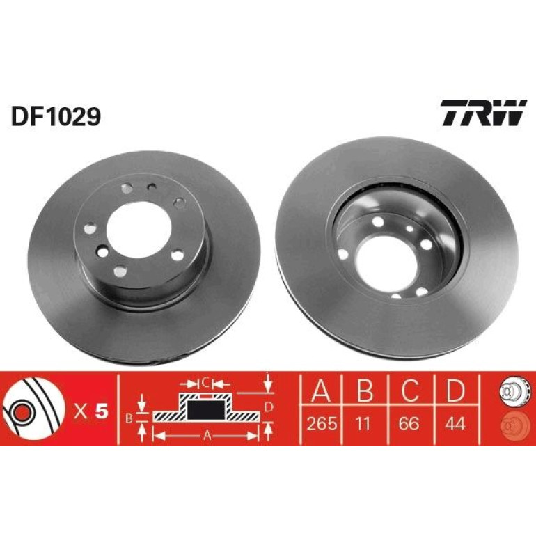 Bremsscheibe DF1029