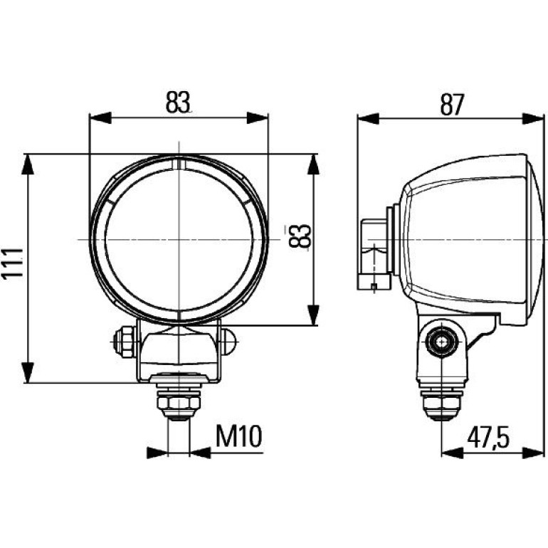 Arbeitsscheinwerfer 1G0 996 176-051 Arbeitsscheinwerfer 1G0 996 176-051