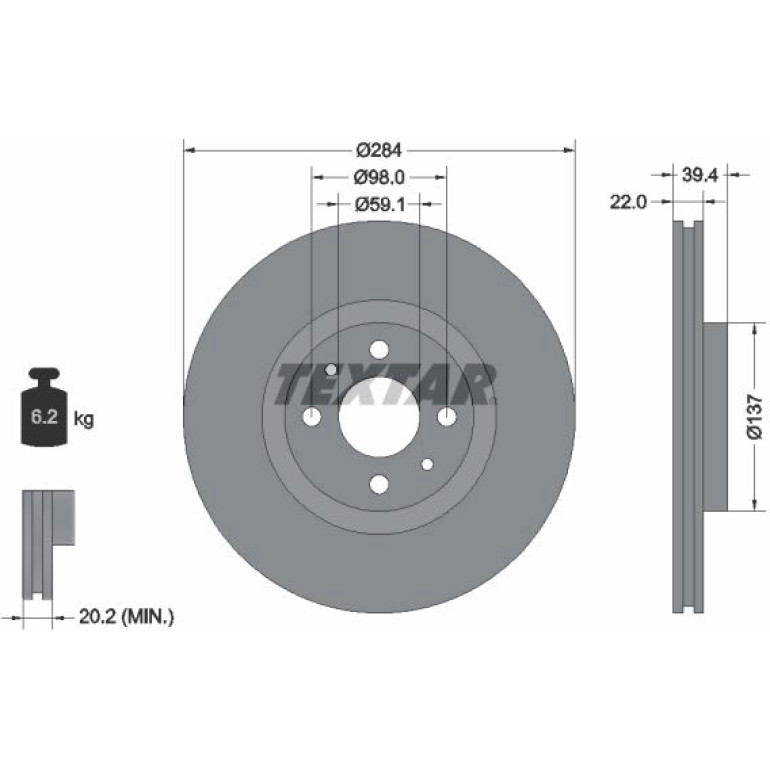 Bremsscheibe 92055203 Bremsscheibe 92055203