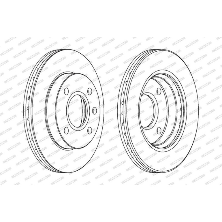 Bremsscheibe DDF766C Bremsscheibe DDF766C
