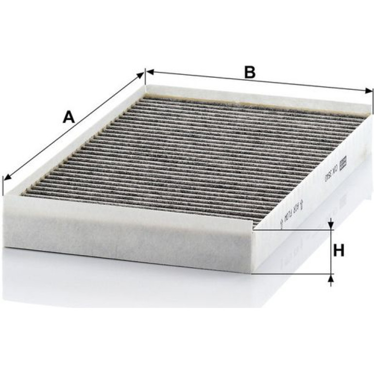 MANN-FILTER CUK 3540 Innenraumfilter, Aktivkohlefilter