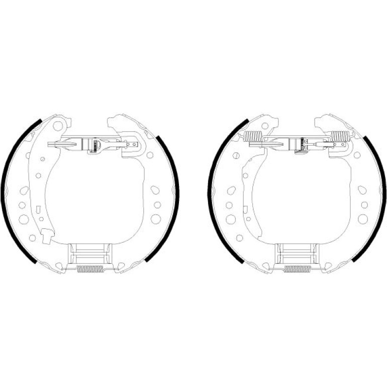 Bremsbackensatz 8DB 355 022-431 Bremsbackensatz 8DB 355 022-431