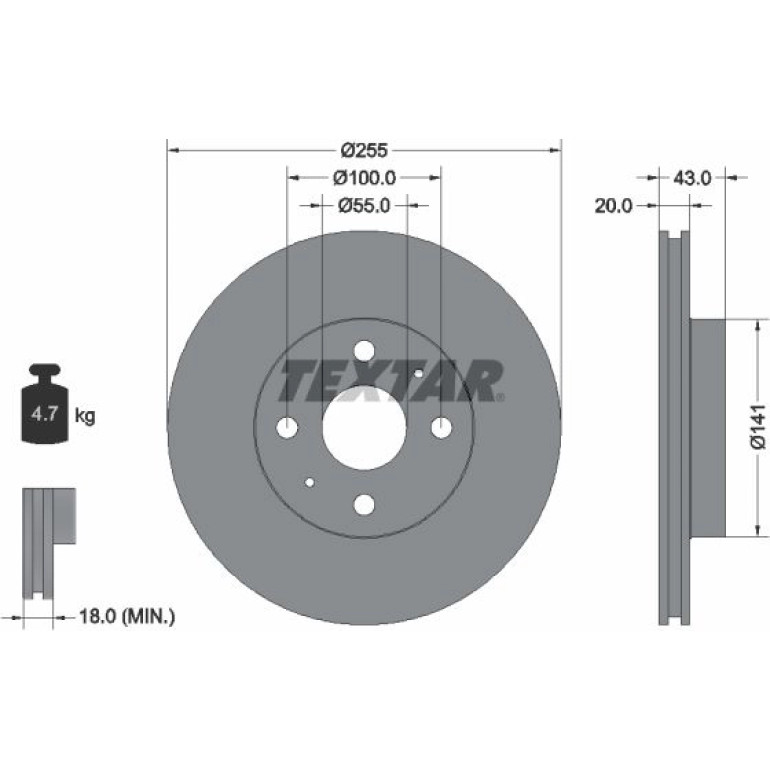 Bremsscheibe 92115603 Bremsscheibe 92115603