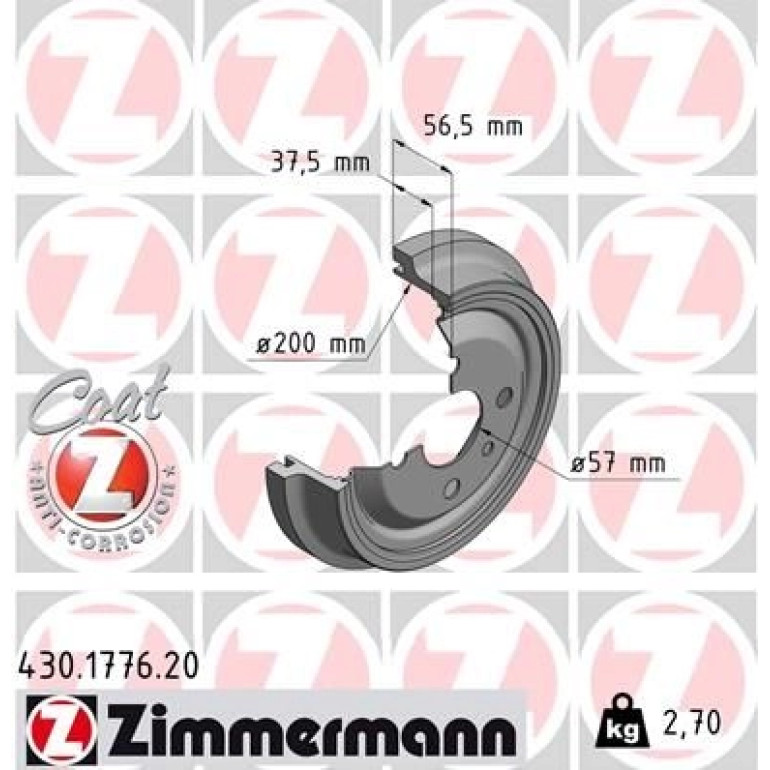 Bremstrommel 430.1776.20