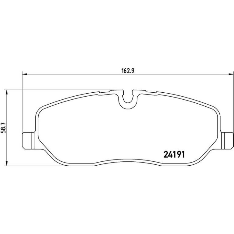 Bremsbelagsatz, Scheibenbremse P 44 014 Bremsbelagsatz, Scheibenbremse P 44 014