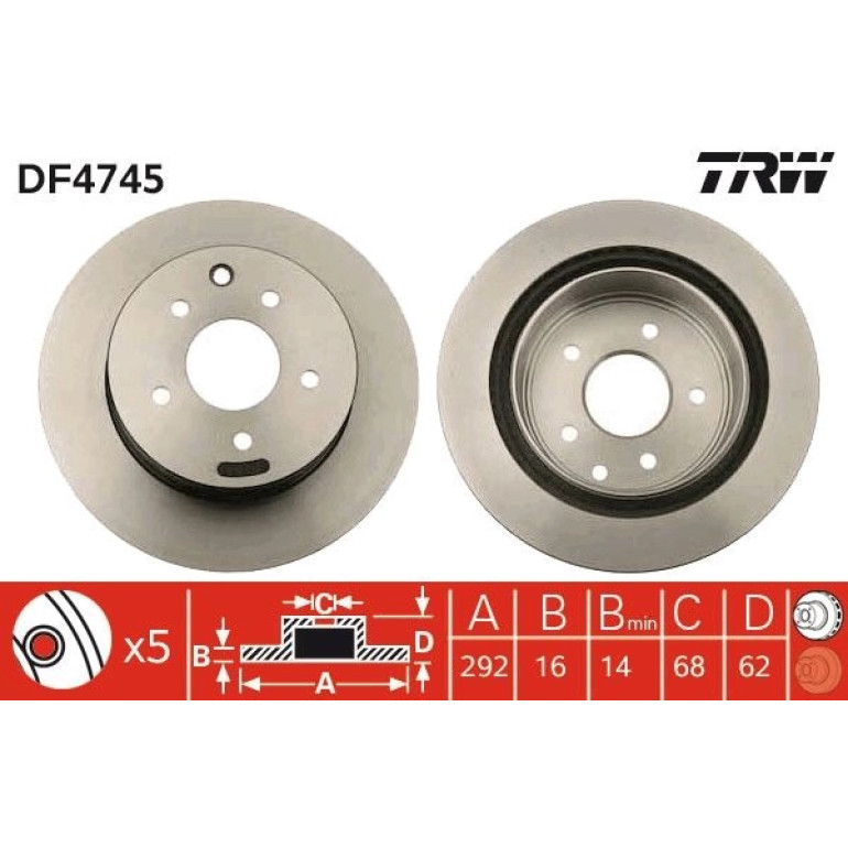Bremsscheibe DF4745