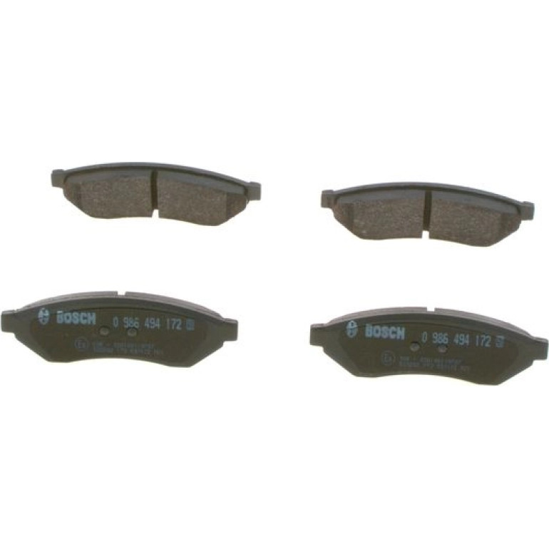 Bremsbelagsatz, Scheibenbremse 0 986 494 172 Bremsbelagsatz, Scheibenbremse 0 986 494 172