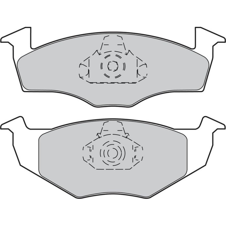 Bremsbelagsatz, Scheibenbremse 598066