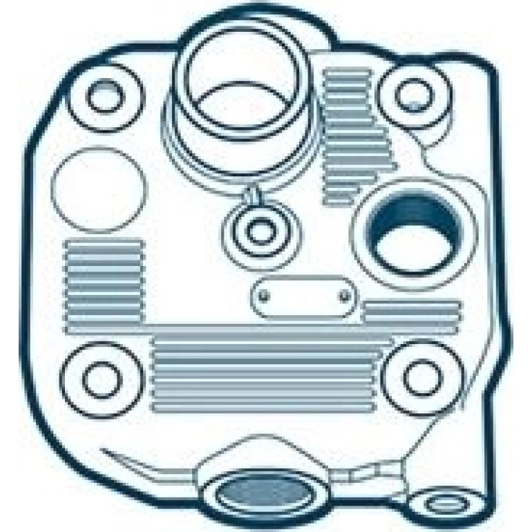 Zylinderkopf Druckluftkompressor für DAF 1679247 OEGERMANY 061320XF1050