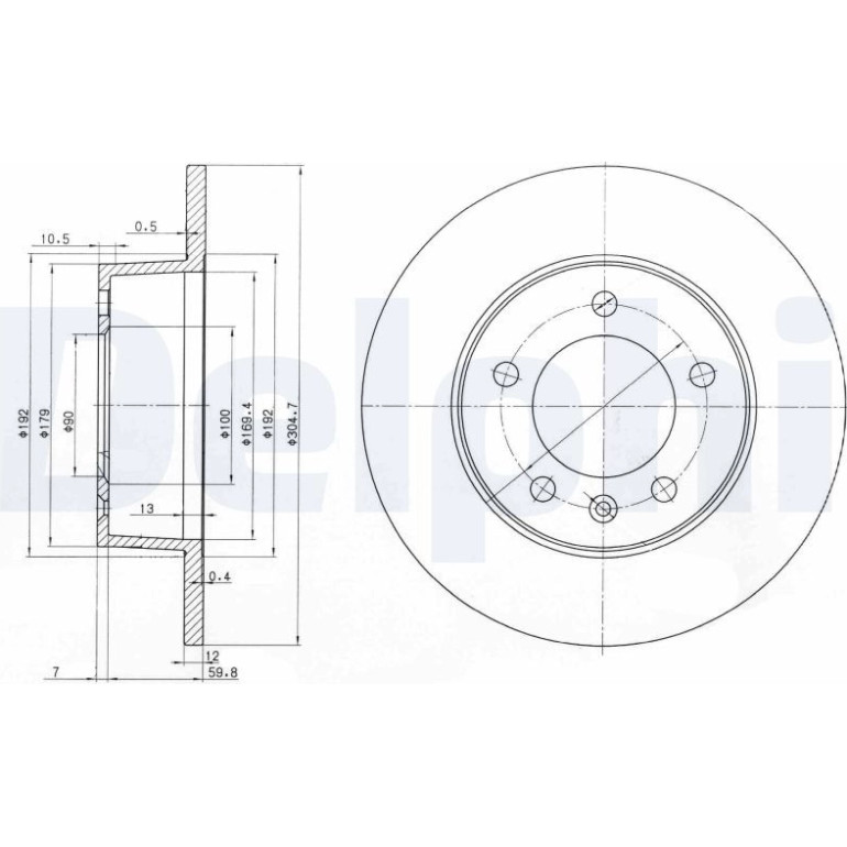 Bremsscheibe BG3681C Bremsscheibe BG3681C