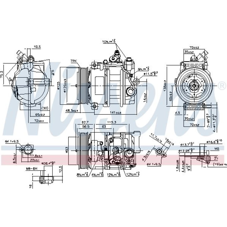 Kompressor, Klimaanlage 890322