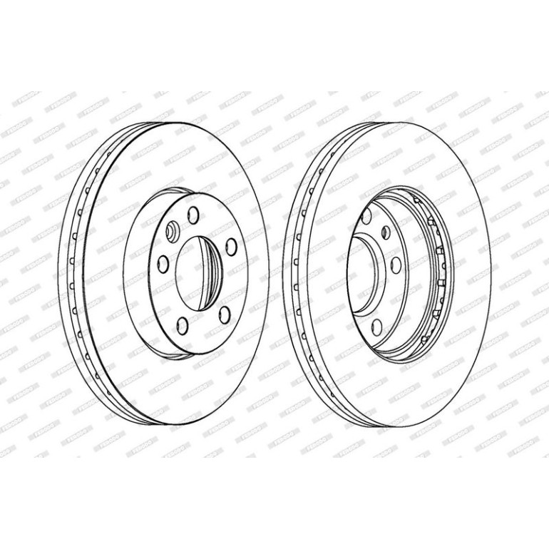 Bremsscheibe DDF1253C-1