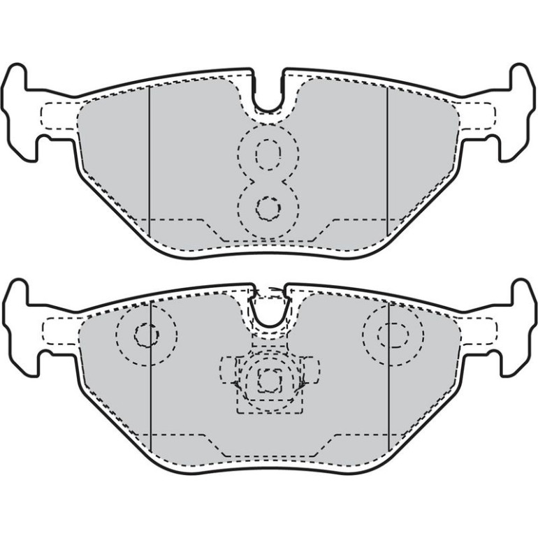 Bremsbelagsatz, Scheibenbremse 598753 Bremsbelagsatz, Scheibenbremse 598753