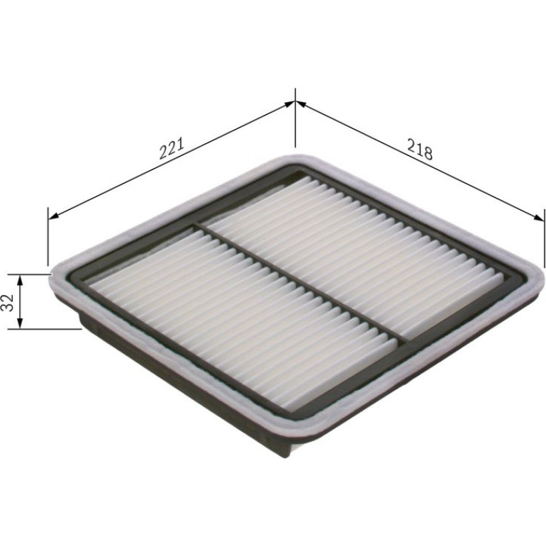 BOSCH F 026 400 206 Luftfilter