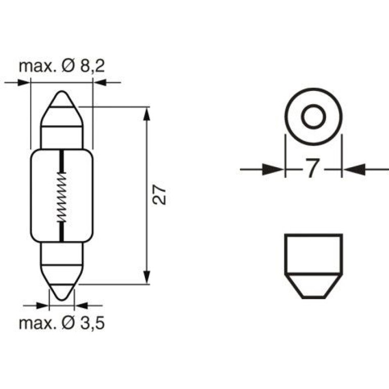 Glühlampe 1 987 302 528 Glühlampe 1 987 302 528