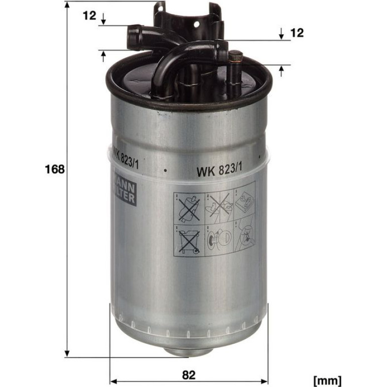 Kraftstofffilter WK 823/1 Kraftstofffilter WK 823/1