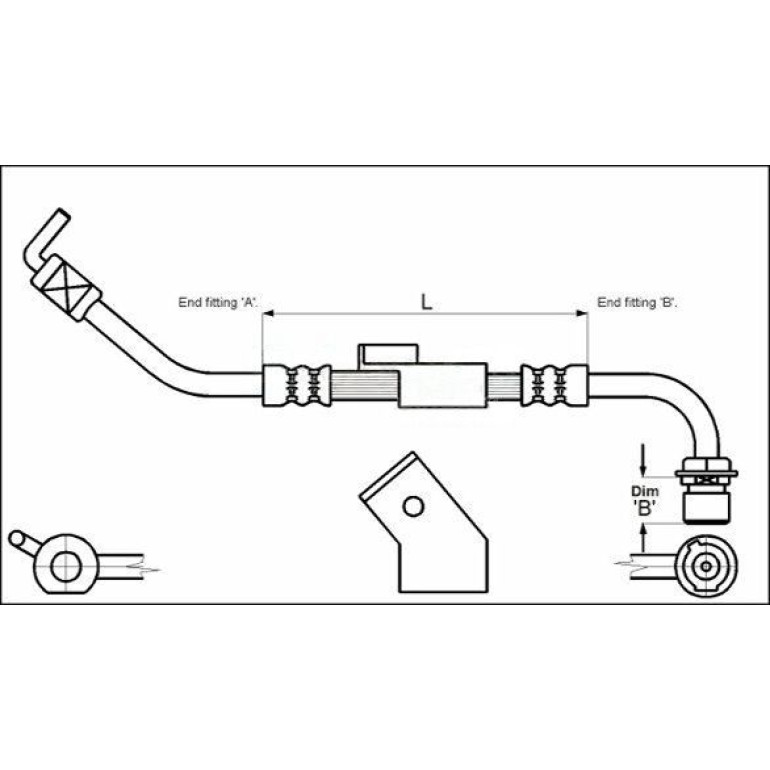 Bremsschlauch 4112334