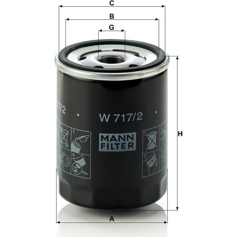 Ölfilter W 717/2