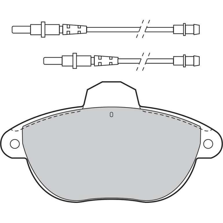 Bremsbelagsatz, Scheibenbremse 598385 Bremsbelagsatz, Scheibenbremse 598385
