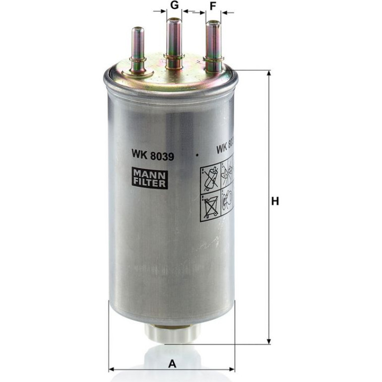 Kraftstofffilter WK 8039 Kraftstofffilter WK 8039