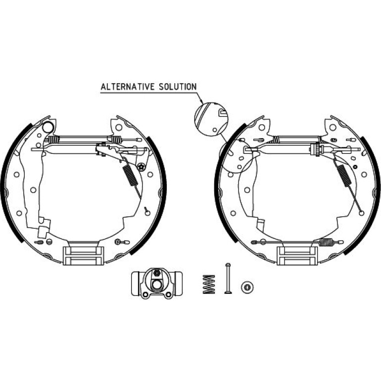 Bremsbackensatz 8DB 355 004-251 Bremsbackensatz 8DB 355 004-251
