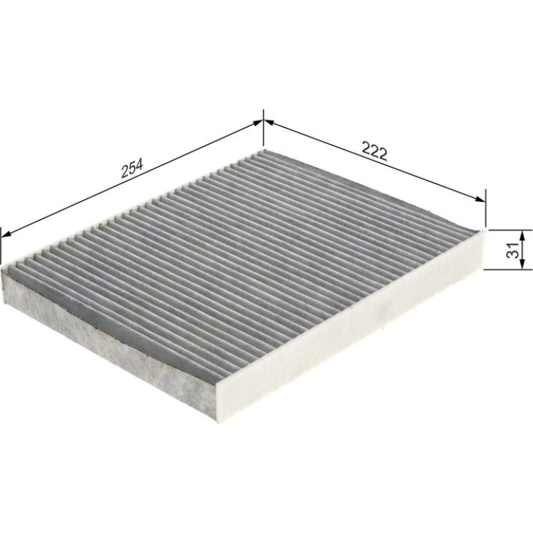Filter, Innenraumluft 1 987 435 596 Filter, Innenraumluft 1 987 435 596