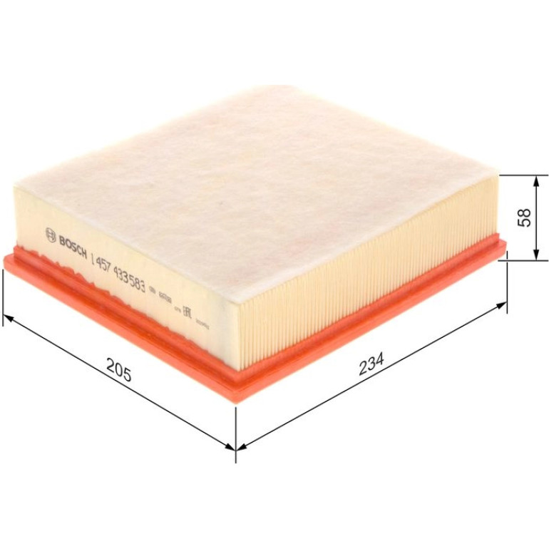 BOSCH 1 457 433 583 Luftfilter BOSCH 1 457 433 583 Luftfilter