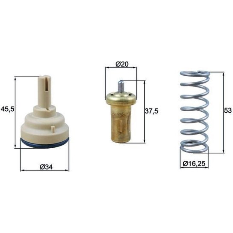Thermostat, Kühlmittel TX 181 95D Thermostat, Kühlmittel TX 181 95D