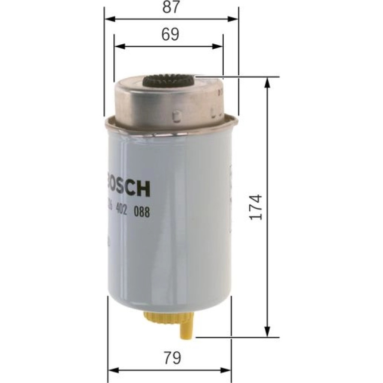 Kraftstofffilter F 026 402 088 Kraftstofffilter F 026 402 088