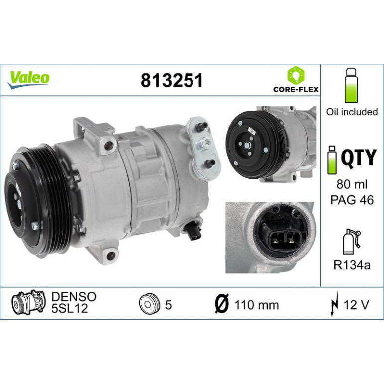 Kompressor, Klimaanlage 813251 Kompressor, Klimaanlage 813251