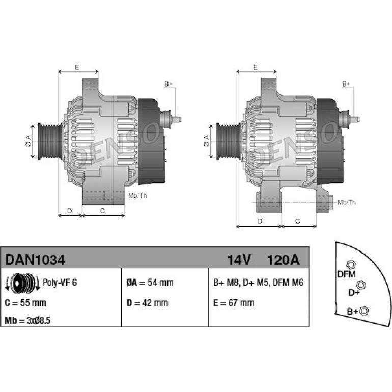 Generator DAN1034 Generator DAN1034