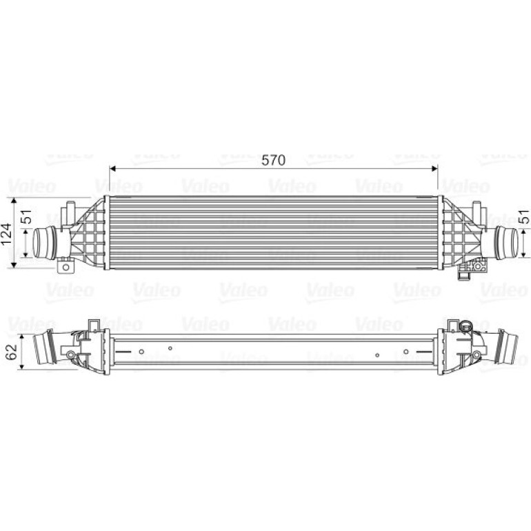 Ladeluftkühler 818629