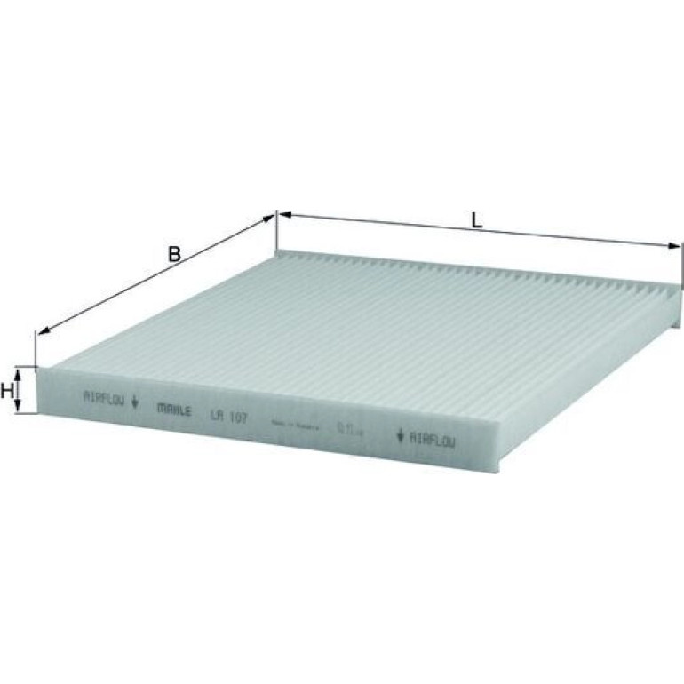 Filter, Innenraumluft LA 107 Filter, Innenraumluft LA 107