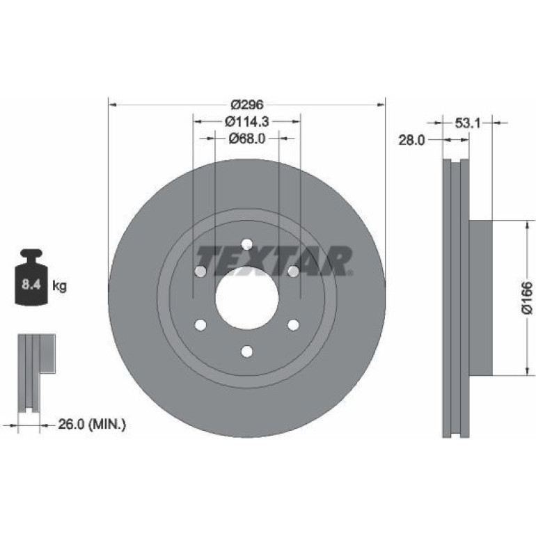 Bremsscheibe 92285803 Bremsscheibe 92285803