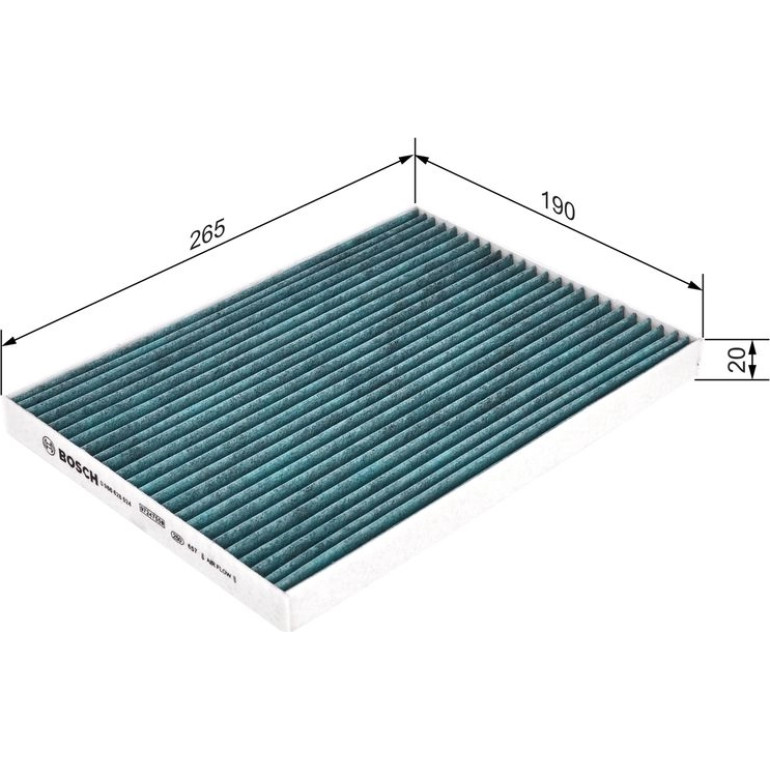BOSCH 0 986 628 524 Innenraumfilter BOSCH 0 986 628 524 Innenraumfilter