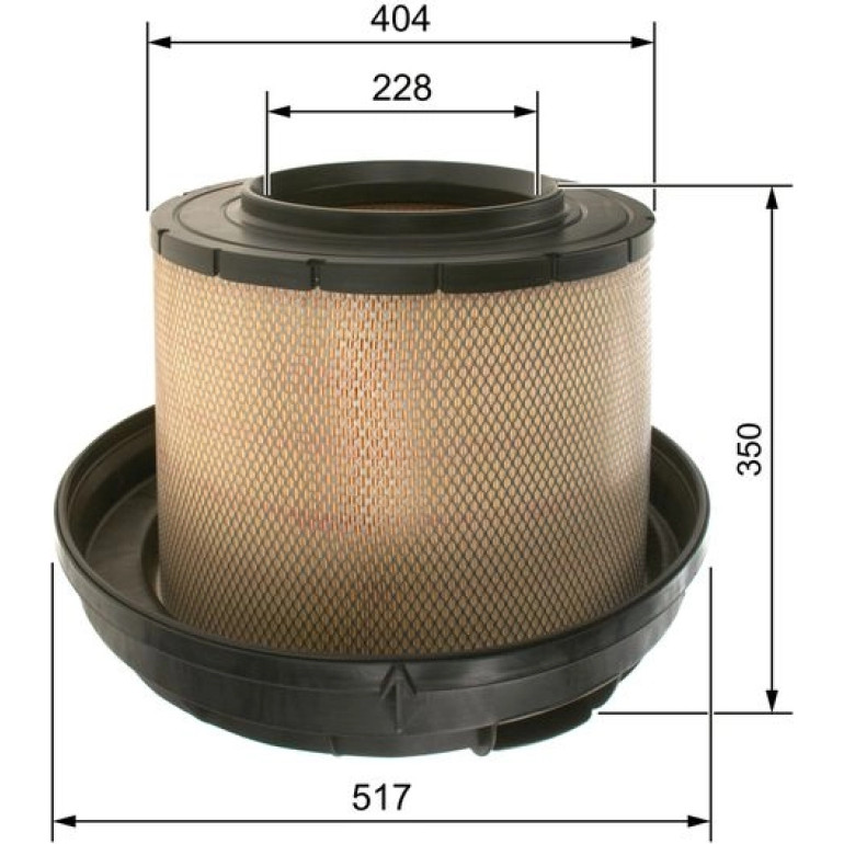 BOSCH F 026 400 088 Luftfilter
