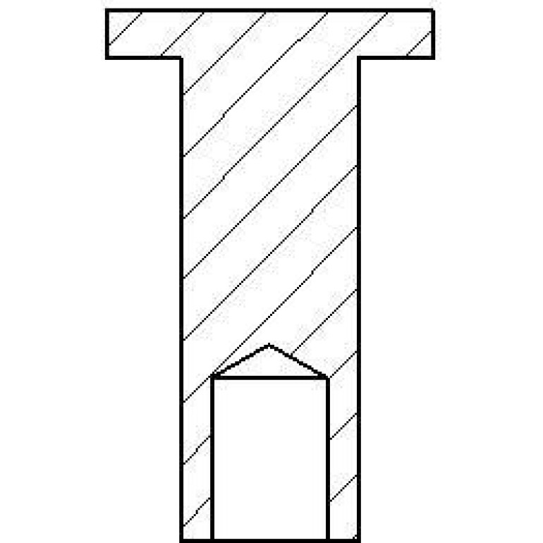 Niete, Trommelbremsbelag 86000800 Niete, Trommelbremsbelag 86000800