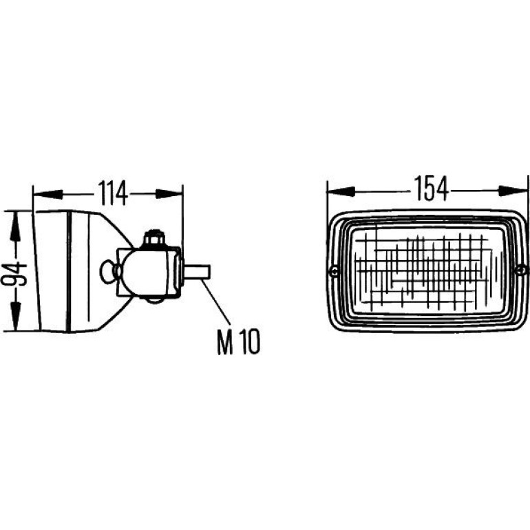 Arbeitsscheinwerfer 1GA 006 875-001 Arbeitsscheinwerfer 1GA 006 875-001