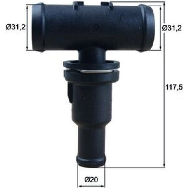 Thermostat, Kühlmittel TH 53 75