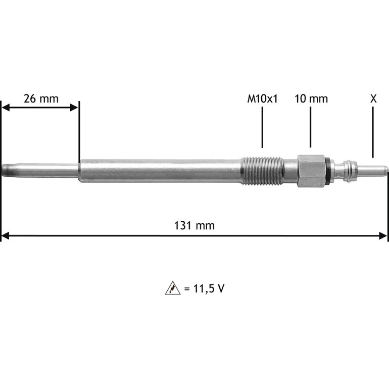 Glühkerze 345202 Glühkerze 345202