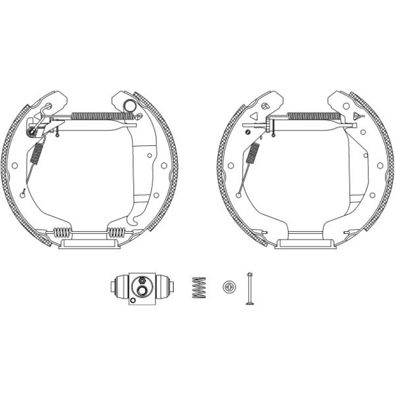 Bremsbackensatz 8DB 355 005-051 Bremsbackensatz 8DB 355 005-051