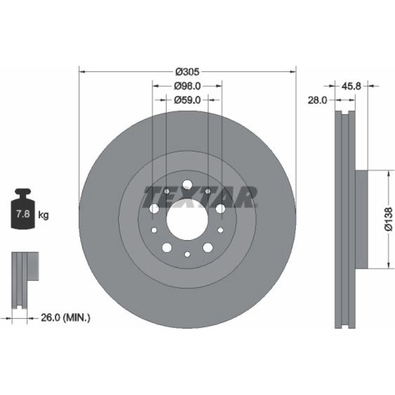Bremsscheibe 92237603 Bremsscheibe 92237603