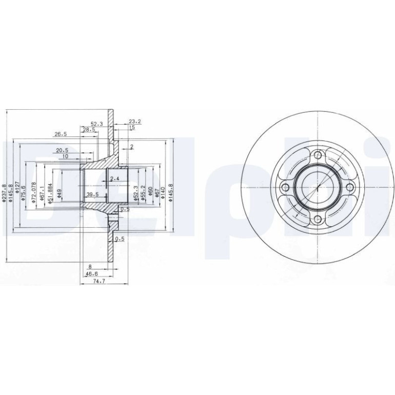Bremsscheibe BG3360